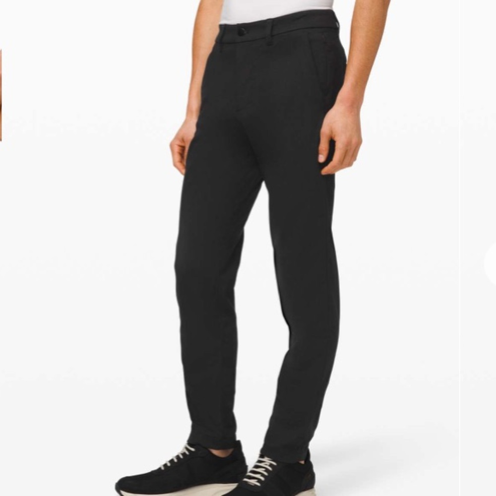Lululemon black commission pants slim fit size 36